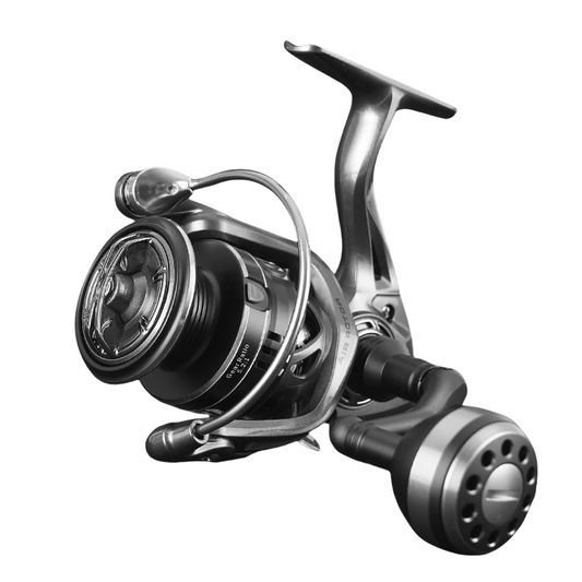 Mavllos KATLA Saltwater Spinning Fishing Reel Ratio 5.2:1 CNC Metal Spool IPX6 Waterproof Dual Bearing Bass Fishing Reel