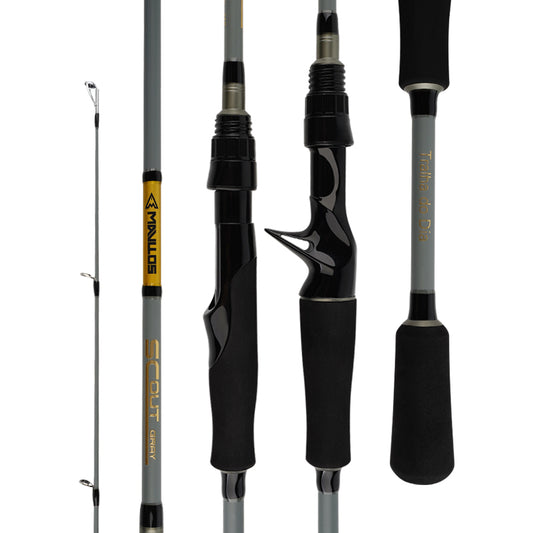 Mavllos Scout-G Bass Spinning Fishing Rod Moderate Fast Action Line 7-17lb 1.8M Fishing Rod,Lure 5-22g Light Trout Casting Rod