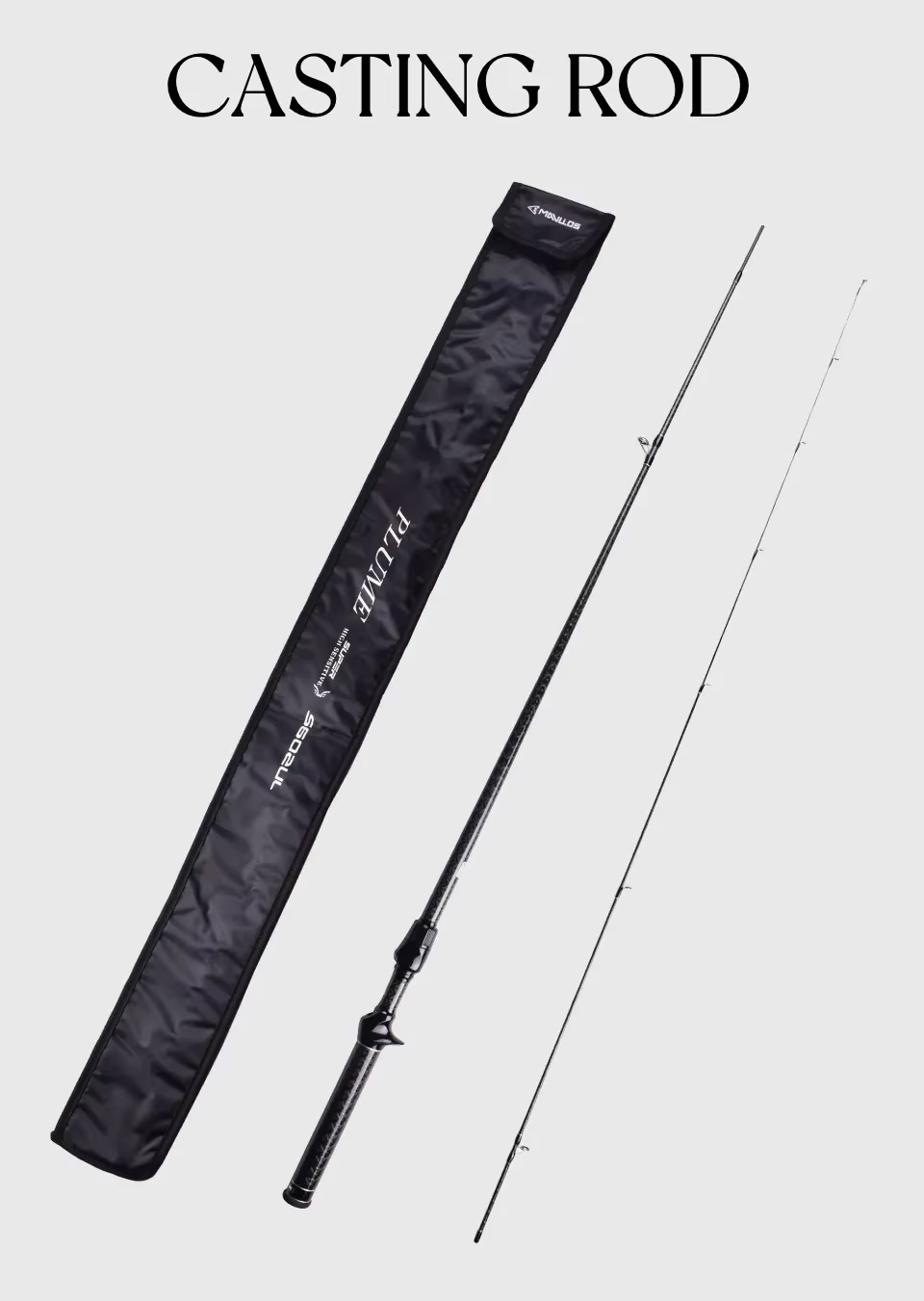 Mavllos Plume Bfs Casting Rod,1.8M Lure 0.6-8g Line 2-6lb Fast UL Tip 40T Carbon Ultra Light Trout Carp Fishing Spinning Rod