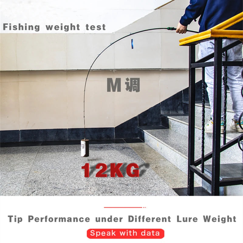 Mavllos Tomas Slow Jigging Rod,Tuna Trout Spinning Fishing Rod Lure 30-200g/80-350g Carbon Solid Tip Saltwater Jigging Rod