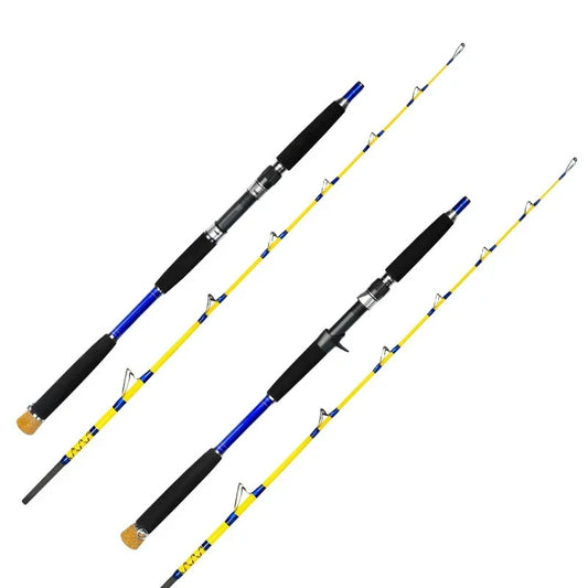 Mavllos Pursure  Bass Fishing Rod ,Lure 100-300g Line 30-50lb 1.6m MH Solid Tip Carbon Trout Fishing Casting Spinning Rod