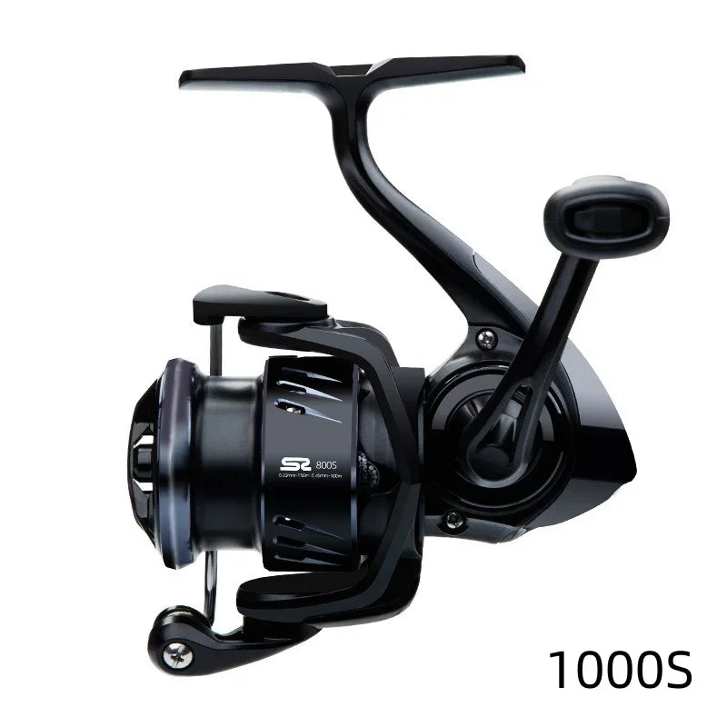 Mavllos Scylla Light Bass Spinning Reel Ratio 5.2:1 1000S 119g Low-Inertia Rotor Waterproof Anti-Rust Carbon Micro Fishing Reel