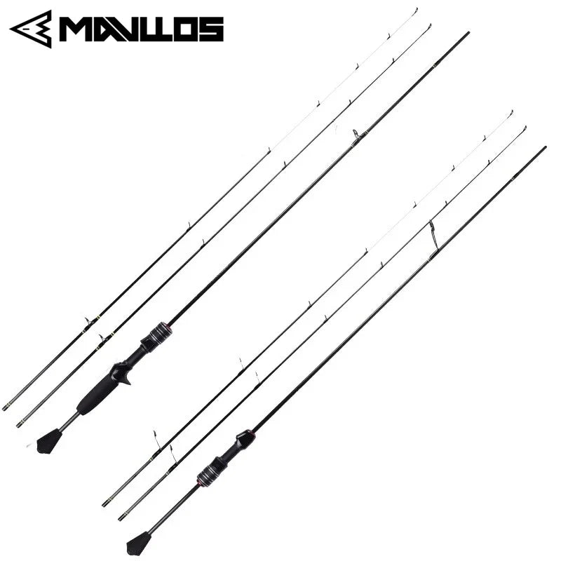 Mavllos Delicacy Fishing Rod,Two Tips,Lure 0.6-8g/0.8-10g Line 2-6lb