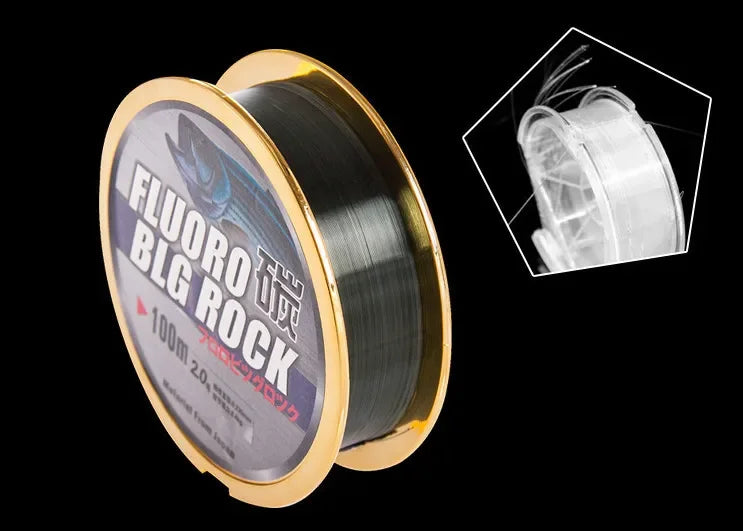 Mavllos Reme Fluoro Carbon Fishing Line 100M 2-38LB Wear-resistant Monofilament Fluorocarbon Coating Nylon Fishing Line