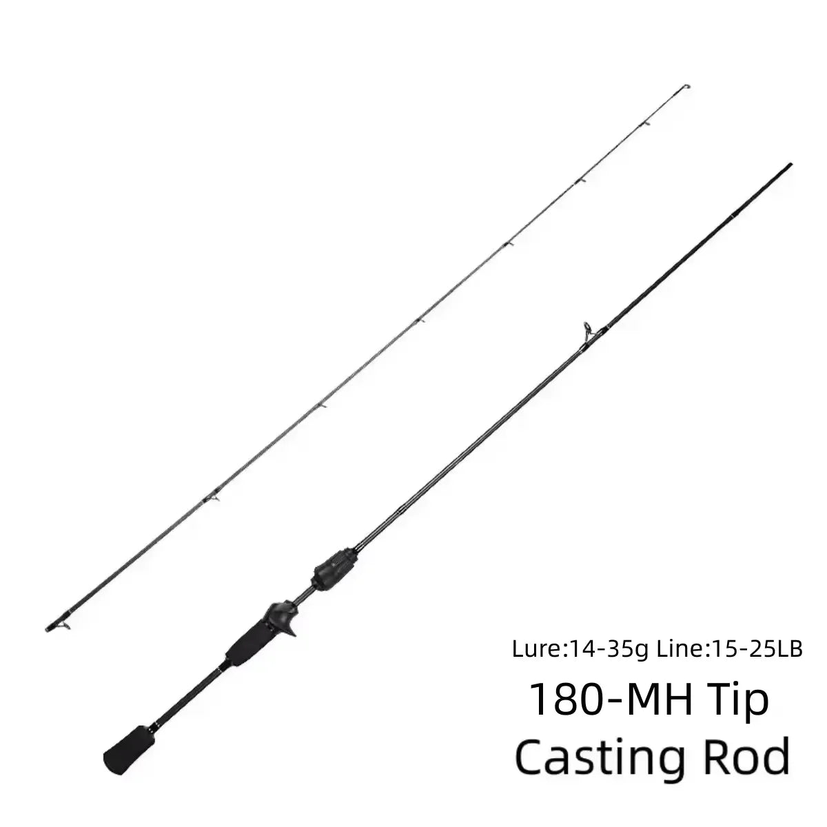 Mavllos Resolute Bass Fishing Spinning Rod Line 7-17lb Lure 7-21g 30T Toray Carbon M Tip Action Fast Light Trout Casting Rod