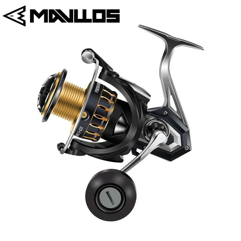 Mavllos KUAFU Saltwater Jigging Reel Ratio 5.7:1 Drag Power 20kg Metal Seat Anti-corrosion Design Tuna Spinning Fishing Reel