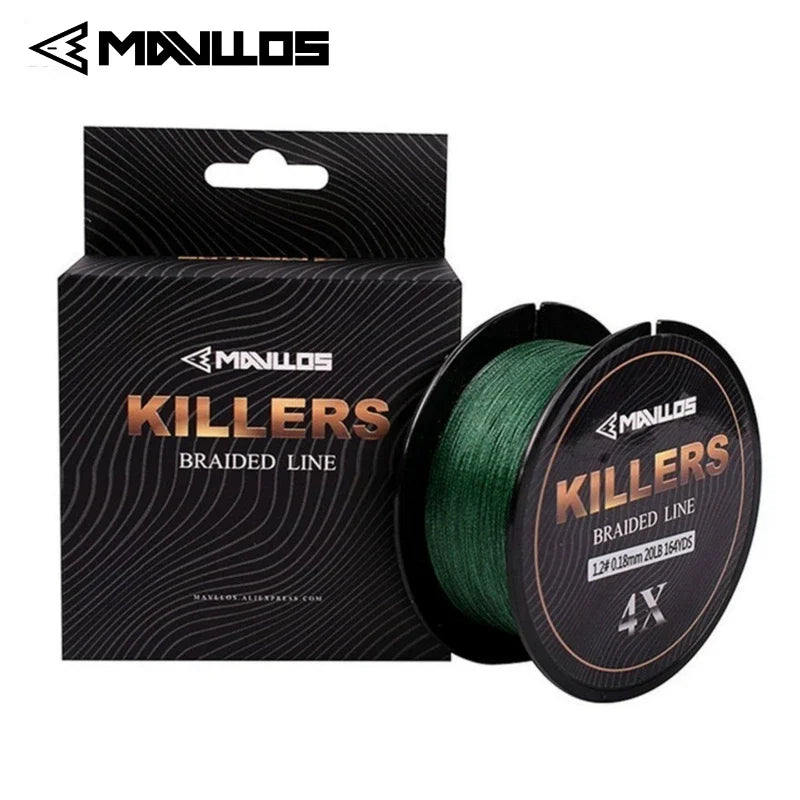 braided line for carp fishing Mavllos Killers Carp Fishing Braided Line, 150m Force 4-80Lbs Strong – MAVLLOS