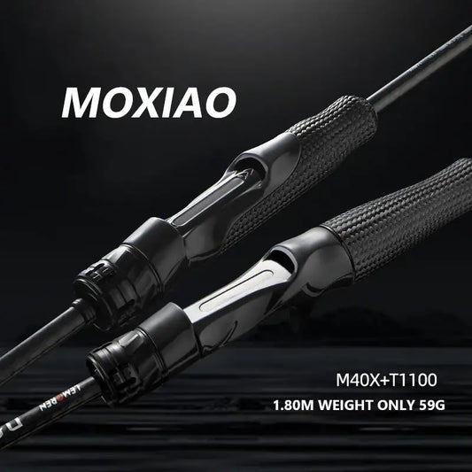 Mavllos MOXIAO Bass Spinning Rod 1.8m Line 1-12lb Lure 2-28g Fast Tip 2 Sections L Tip Light Fast Action Carbon Casting Rod