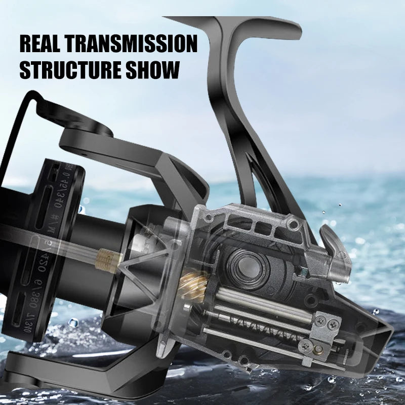 Mavllos Paladin Saltwater Jigging Reel Ratio 5.7:1 Drag 20kg 5+ Bearings Anti-corrosion Long Shot Tuna Fishing Spinning Reel