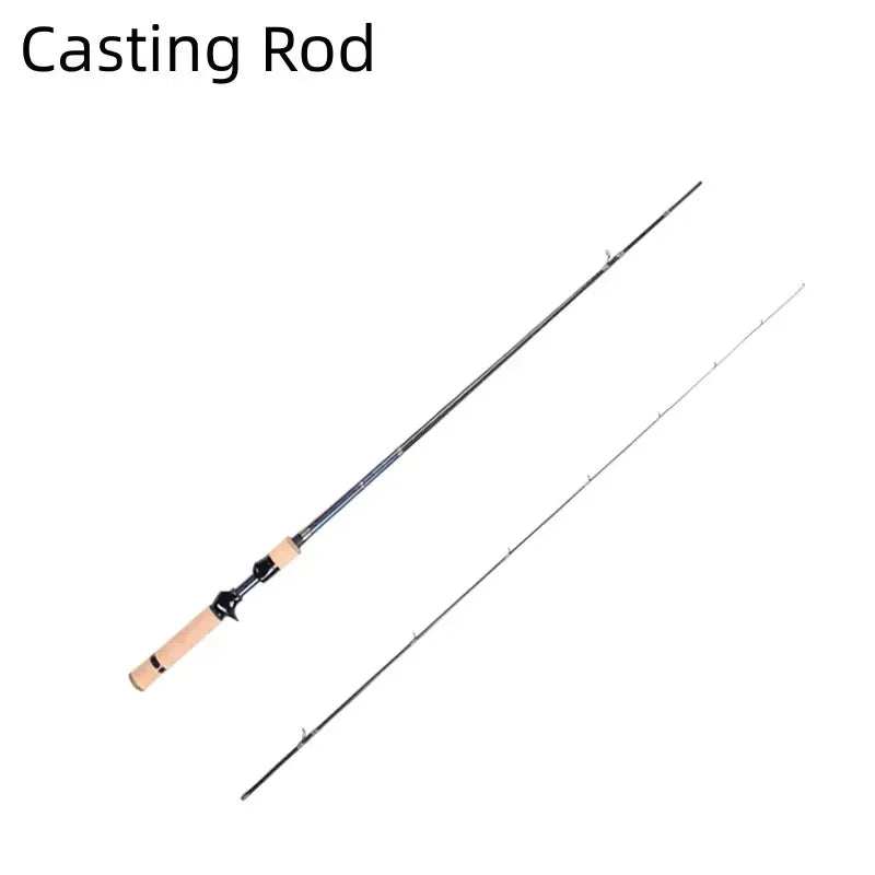 Mavllos ULTIMA Crappie Spinning Fishing Rod, Fuji Ring Fast UL Tip ,Lure 1-6g Line 2-6lb,30T Carbon Ultralight BFS Casting Rod