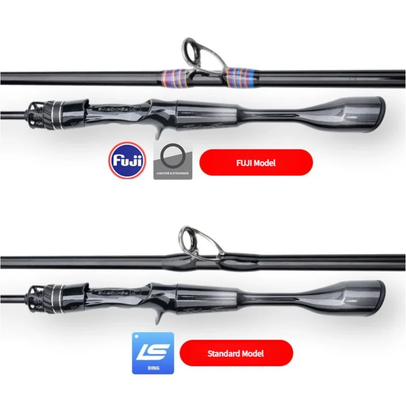 Mavllos OCKA Light BFS Casting Rod Lure 1-7g Carbon Solid Tip UL Fast 2 Section Freshwater Saltwater Bass Spinning Fishing Rod