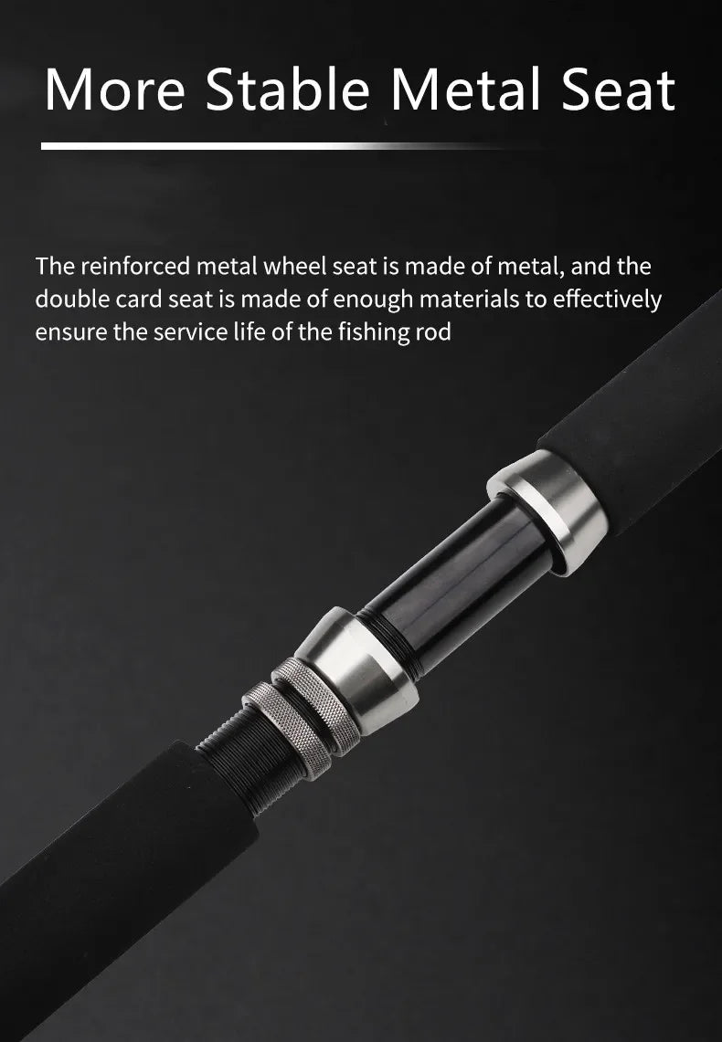 Mavllos Hegemon Saltwater Jigging Rod with Stainless Steel Guide Ring Lure 200-800g 50-80lb Superhard Tuna Spinning Fishing Rod