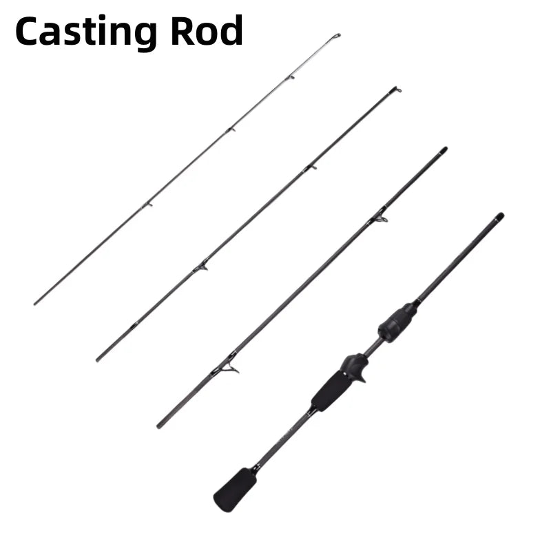 Mavllos Resolute Light BFS Casting Rod Lure 0.8-7g Line 2-6lb Toray 30T Solid Fast Tip Carbon Bass Fishing Spinning Rod