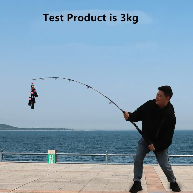 Mavllos Hegemon Saltwater Jigging Rod with Stainless Steel Guide Ring Lure 200-800g 50-80lb Superhard Tuna Spinning Fishing Rod