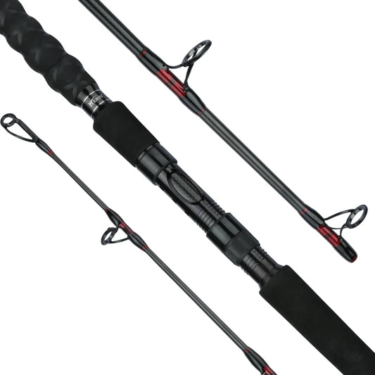 Mavllos Cliffhange Trout Fishing Rod, Superhard Tip Lure 80-250g 30-50lb 1.8-2.4m,Sea bass Spinning Rod Boat Fishing Tuna