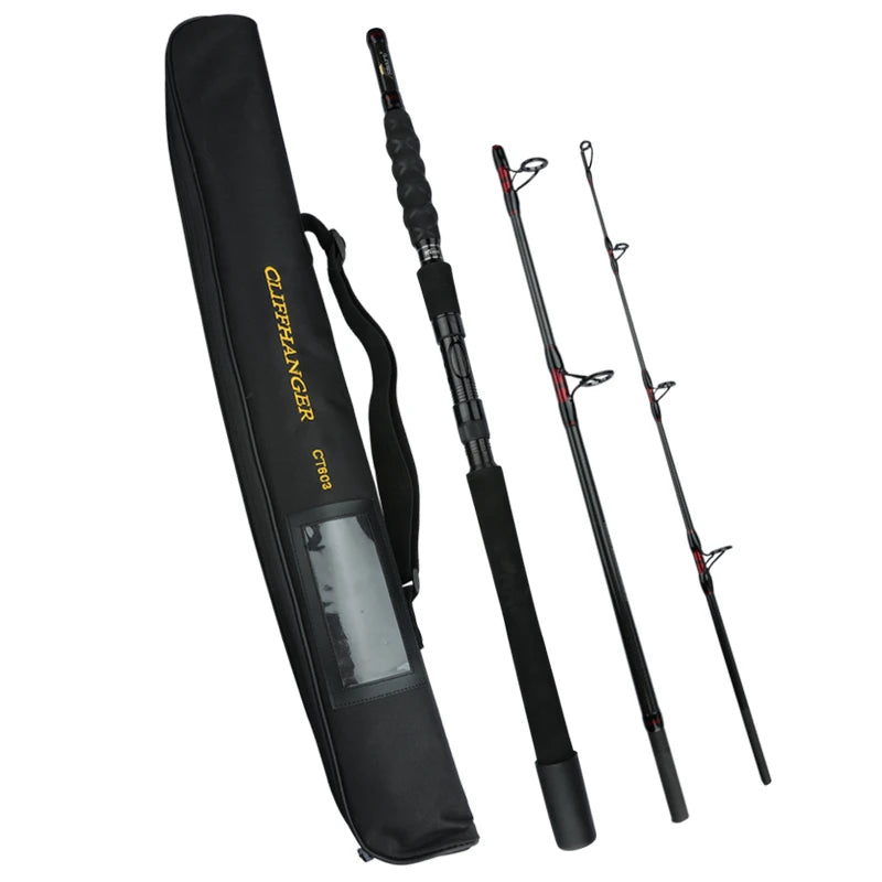 Mavllos Cliffhange Trout Fishing Rod, Superhard Tip Lure 80-250g 30-50lb 1.8-2.4m,Sea bass Spinning Rod Boat Fishing Tuna