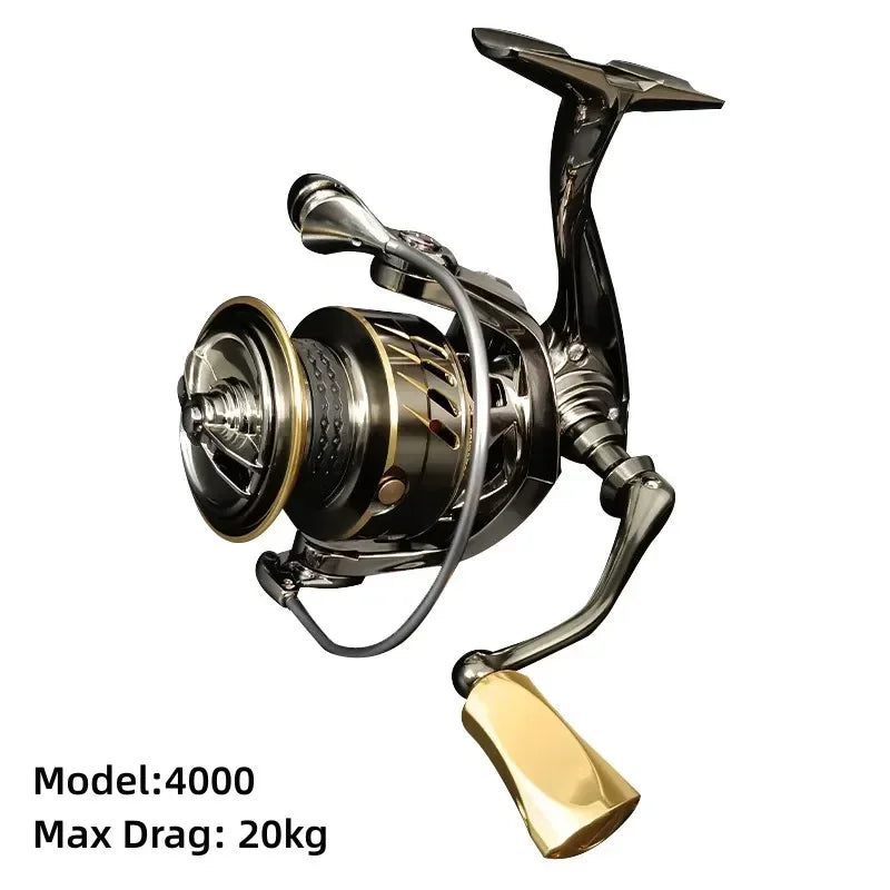 Mavllos DarkNight Boat Fishing ReelDrag Power 25kg Ratio 5.1:1 Anti- Corrosion Saltwater Tuna FishingSpinning Reel,boat Fishing Reel