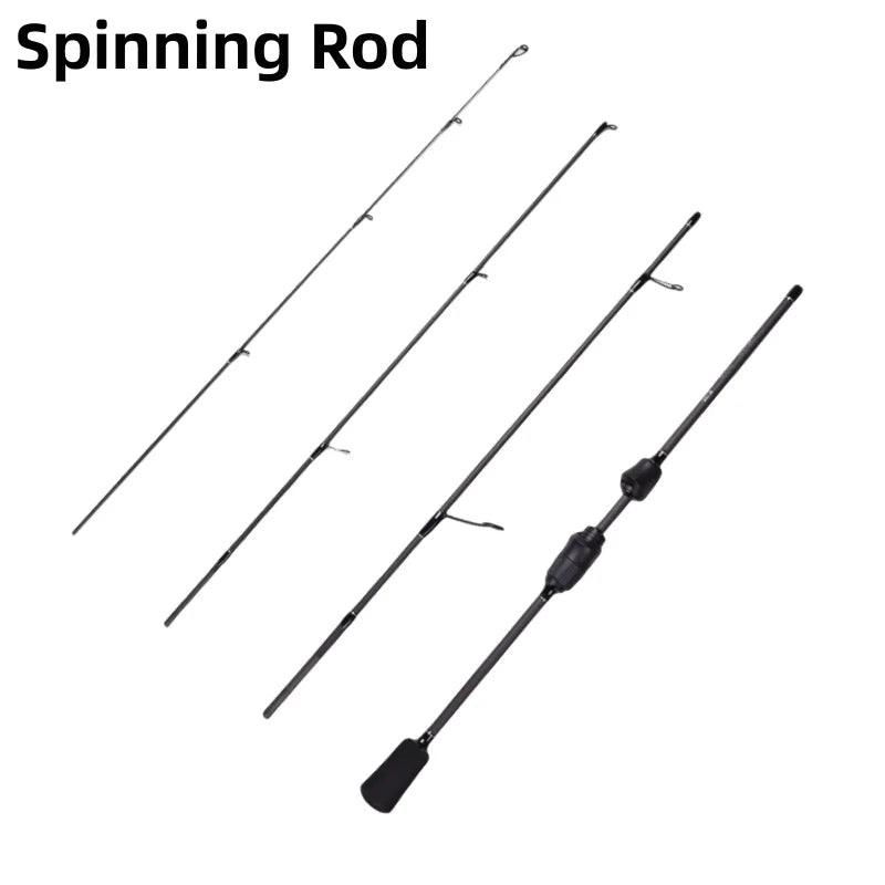 Mavllos Resolute Light BFS Casting Rod Lure 0.8-7g Line 2-6lb Toray 30T Solid Fast Tip Carbon Bass Fishing Spinning Rod