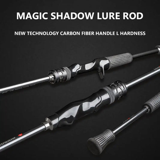 Mavllos Magic-S Spinning Fishing Rod 1.68M 1.8M Lure 2-10g Line 2-10lb Fast Action L Tip Carbon Light  Fishing Casting Rod