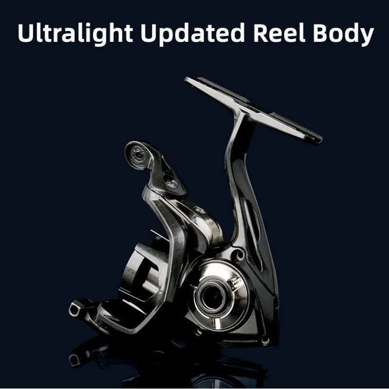 Mavllos DAII Carp Fishing Reel with 15KG Brake Force Ratio 5.2:1 2000-7000 Size Metal Handle Saltwater Bass Spinning Rod