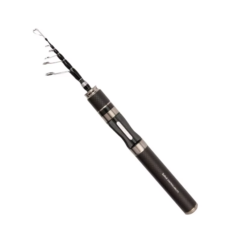 Mavllos JINWEI Carbon Lure Rod 1.5m 1.8m Portable Travel Trout Spinning Casting Rod Lure 2-10g 2-8lb Light Telescope Fishing Rod