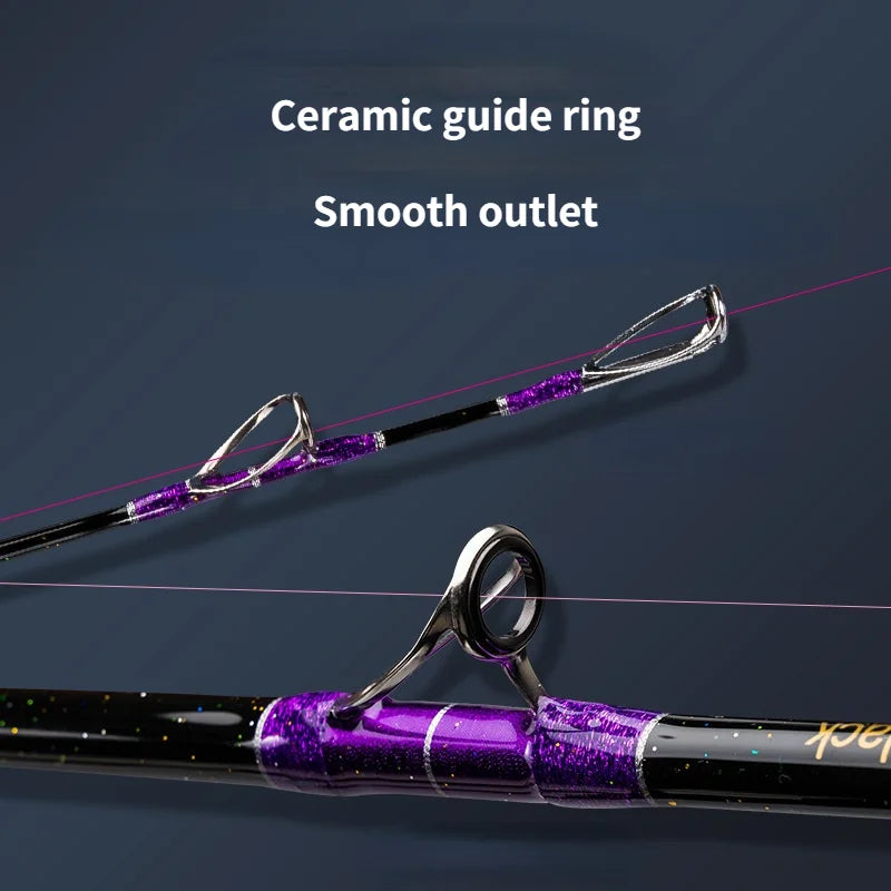 Mavllos Dominate Tuna Jigging Rod,1.65m Lure 500-1000g Force 30-60lb Deep Sea Superhard Boat Fishing Spinning Casting Rod