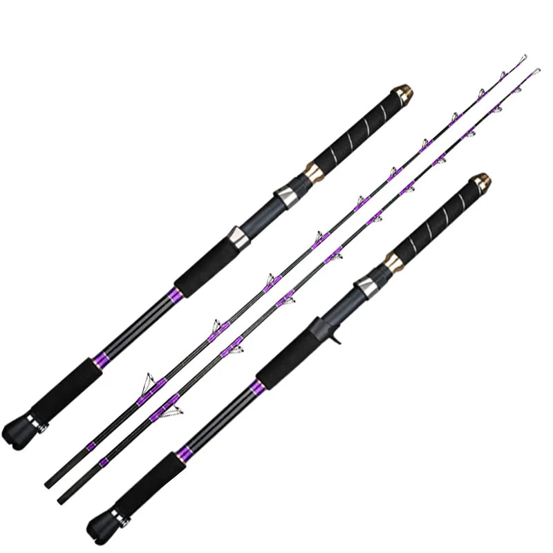 Mavllos Dominate Tuna Jigging Rod,1.65m Lure 500-1000g Force 30-60lb Deep Sea Superhard Boat Fishing Spinning Casting Rod