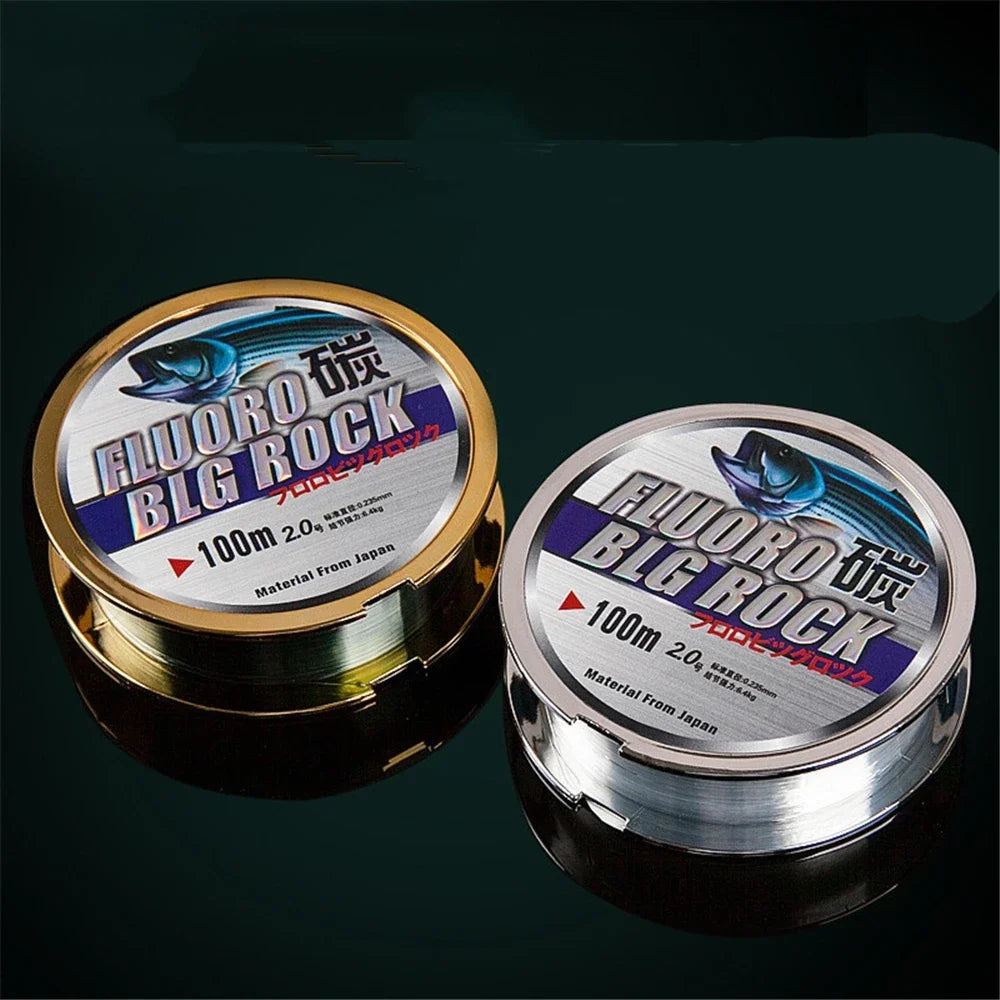 Mavllos Reme Fluoro Carbon Fishing Line 100M 2-38LB Wear-resistant Monofilament Fluorocarbon Coating Nylon Fishing Line