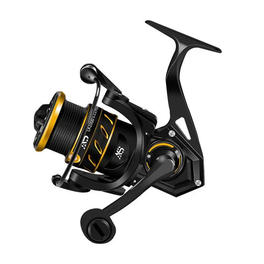 Mavllos Umbra Bass Fishing Reel Ratio 5.1:1 Brake Force 10KG Aluminum Shallow Spool Bass Saltwater Jigging Fishing Reel