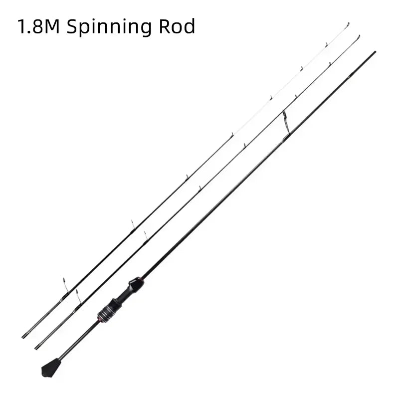 Mavllos Delicacy Fishing Rod,Two Tips,Lure 0.6-8g/0.8-10g Line 2-6lb