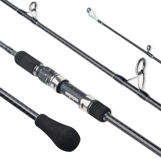 Mavllos Kraken Slow Jigging Rod 1.91m 3 Piece Saltwater Fishing Rod,Lure 100-350g PE 25-50lb Carbon Spinning & Casting Boat Rod