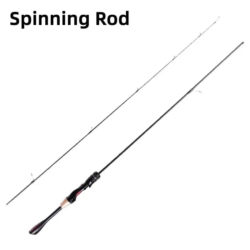 Mavllos Orka Carbon Solid UL Spinning Fishing Rod Fast Action 2 sections Lure 1-5g Line 1-8lb Light Carp Bass BFS Casting Rod